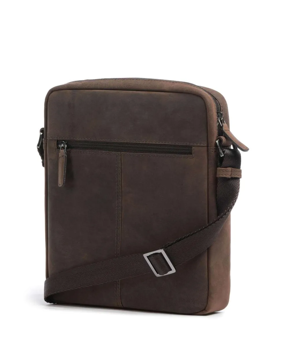 Luca Umhängetasche Ziegenleder braun