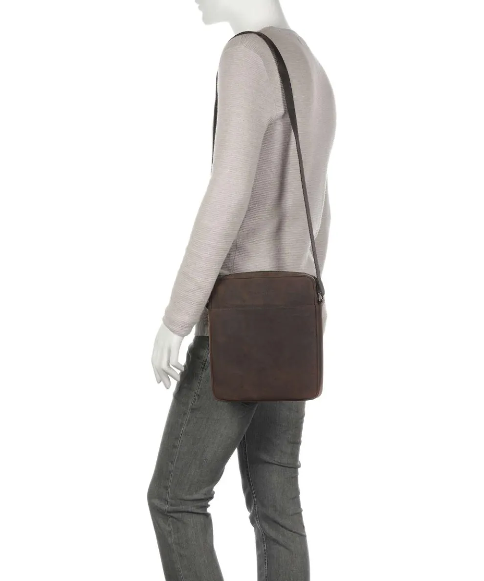 Luca Umhängetasche Ziegenleder braun