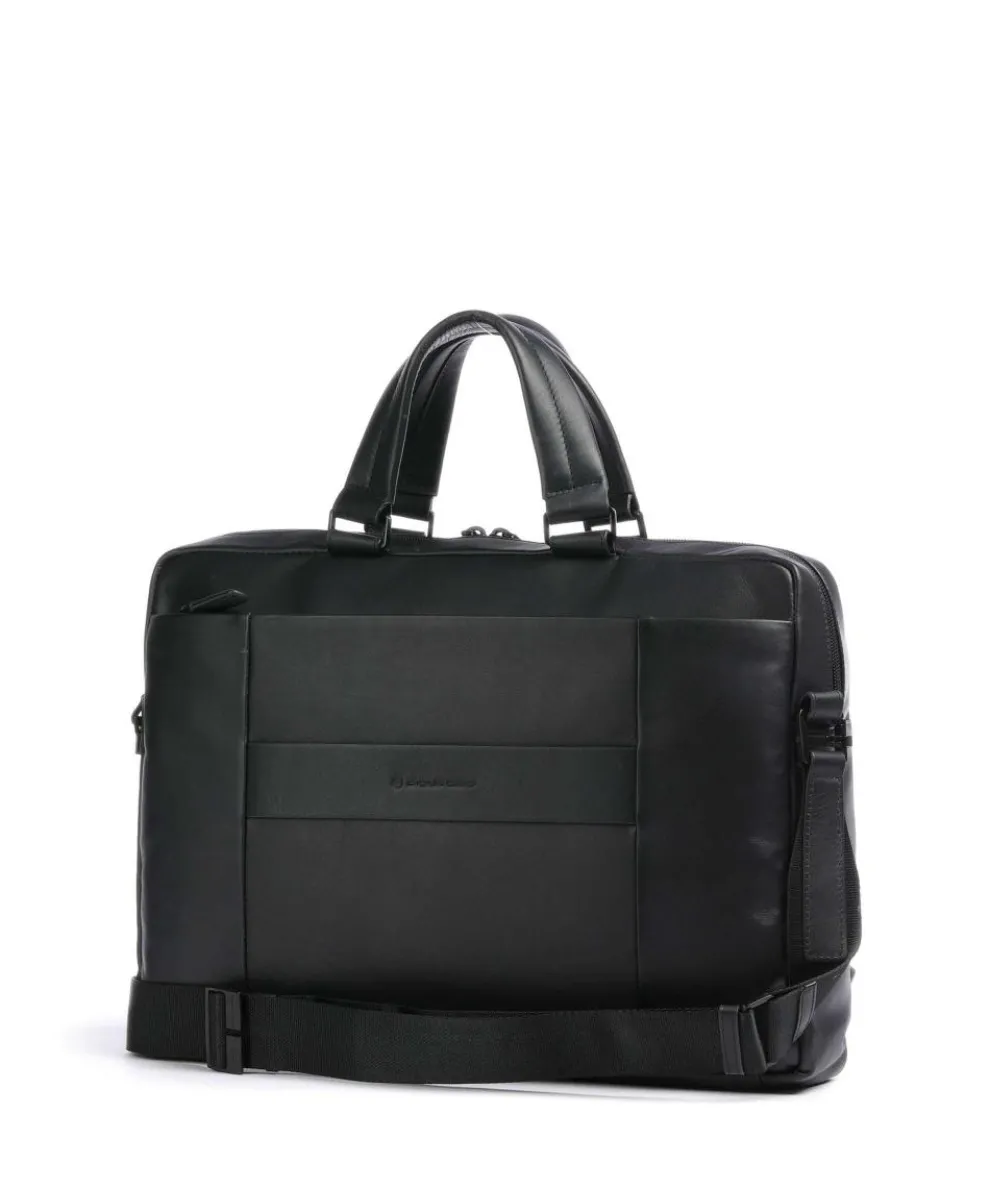 FXP Aktentasche 15″ fein genarbtes Rindsleder schwarz