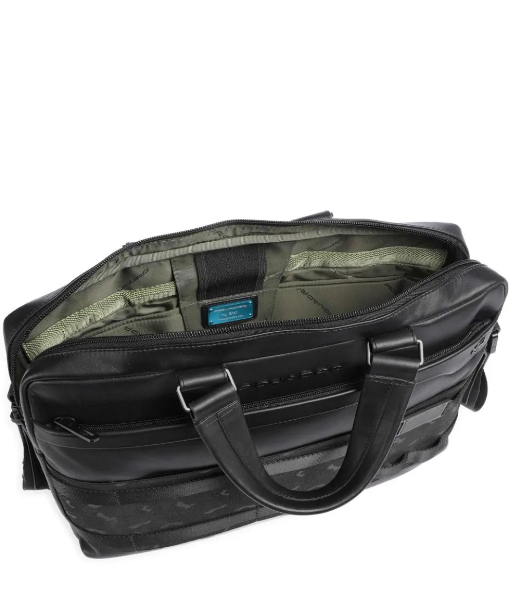 FXP Aktentasche 15″ fein genarbtes Rindsleder schwarz