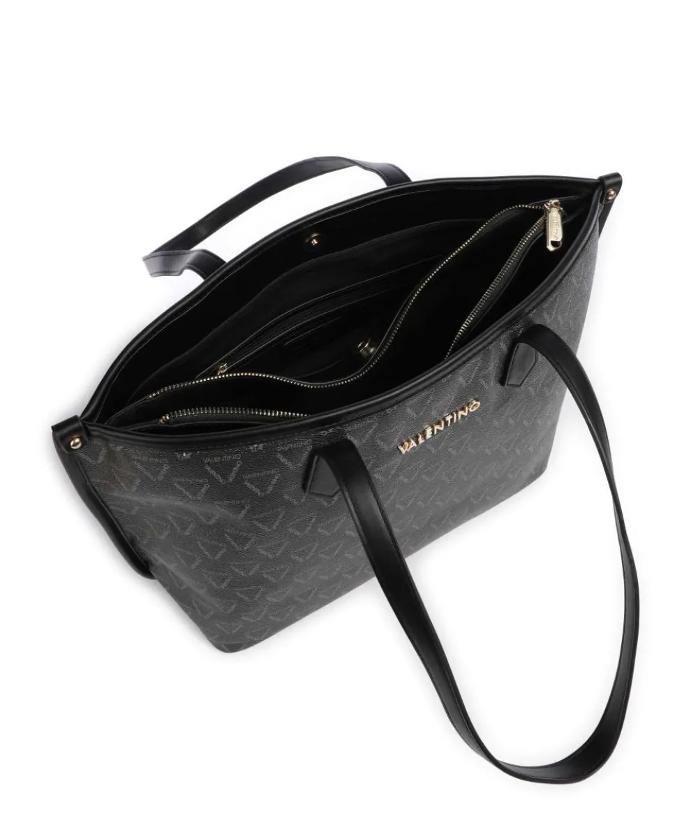 Lady Re Shopper Lederimitat schwarz