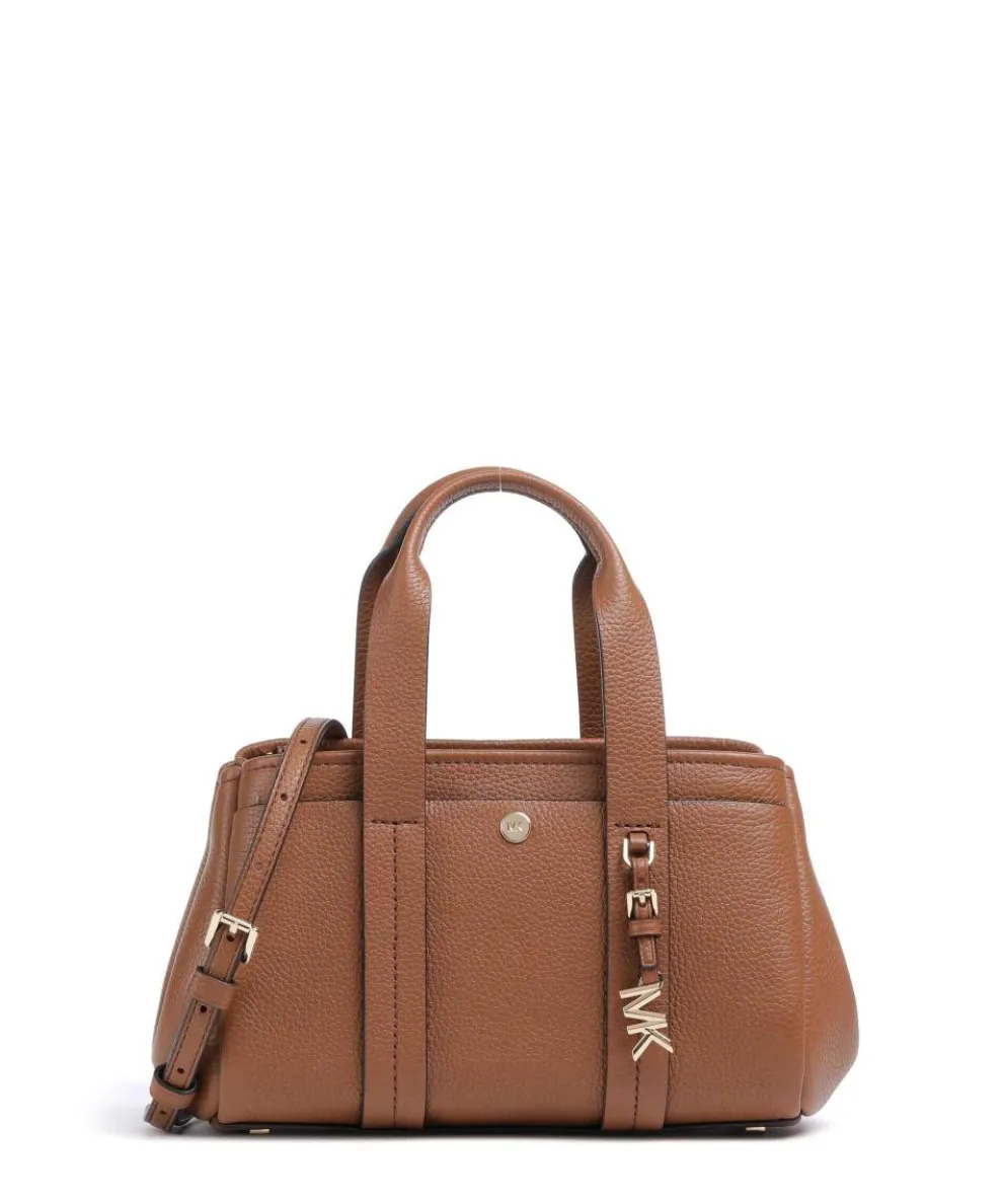 Romee XS Handtasche genarbtes Rindsleder braun