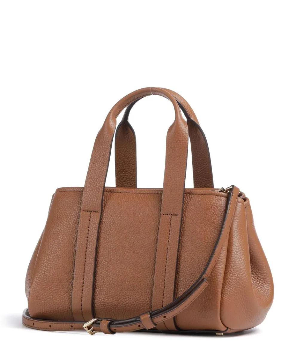 Romee XS Handtasche genarbtes Rindsleder braun
