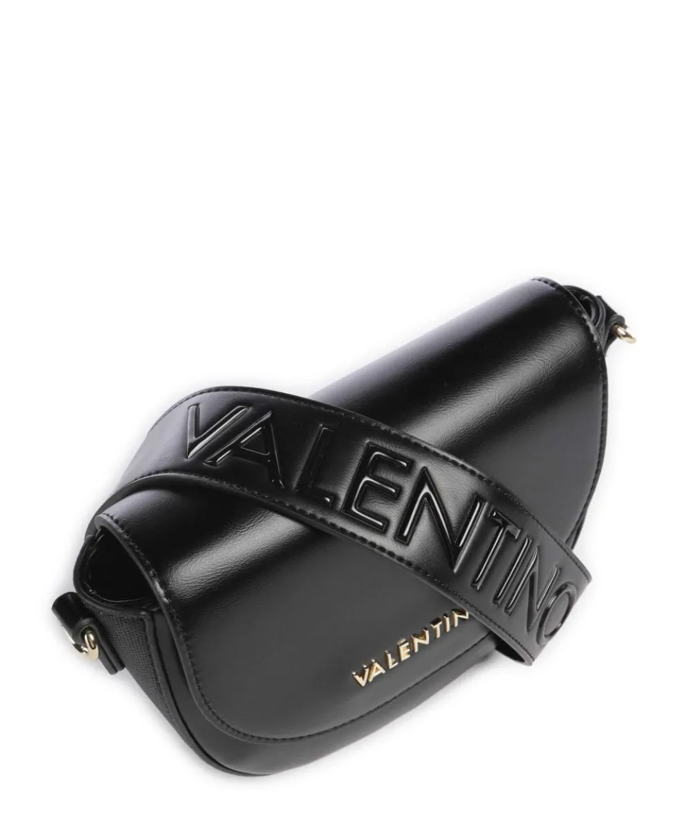 Sylvia Re Schultertasche Lederimitat schwarz