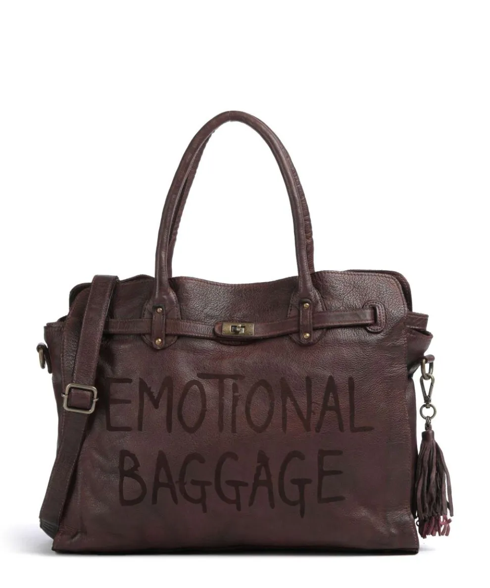 Seelengasse 1 Shopper genarbtes Rindsleder mahagoni