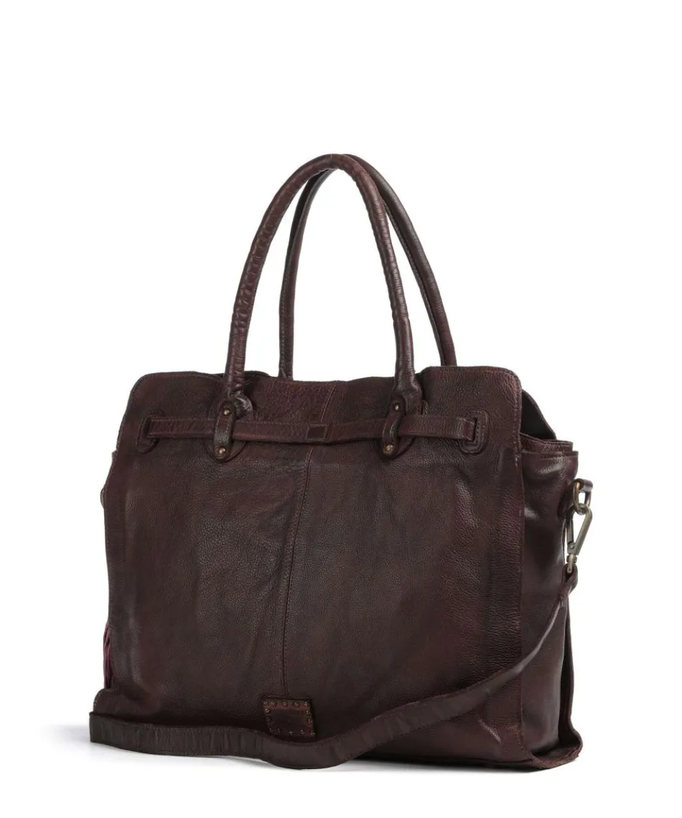 Seelengasse 1 Shopper genarbtes Rindsleder mahagoni