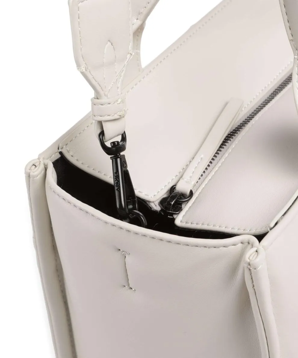 Hadlee Handtasche Lederimitat elfenbein