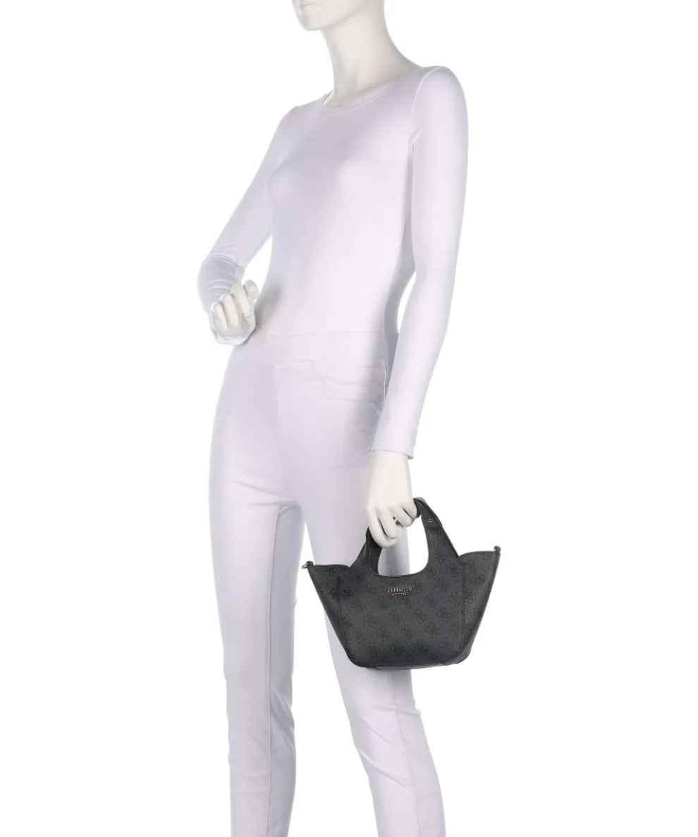 Calista Mini Umhängetasche Lederimitat anthrazit