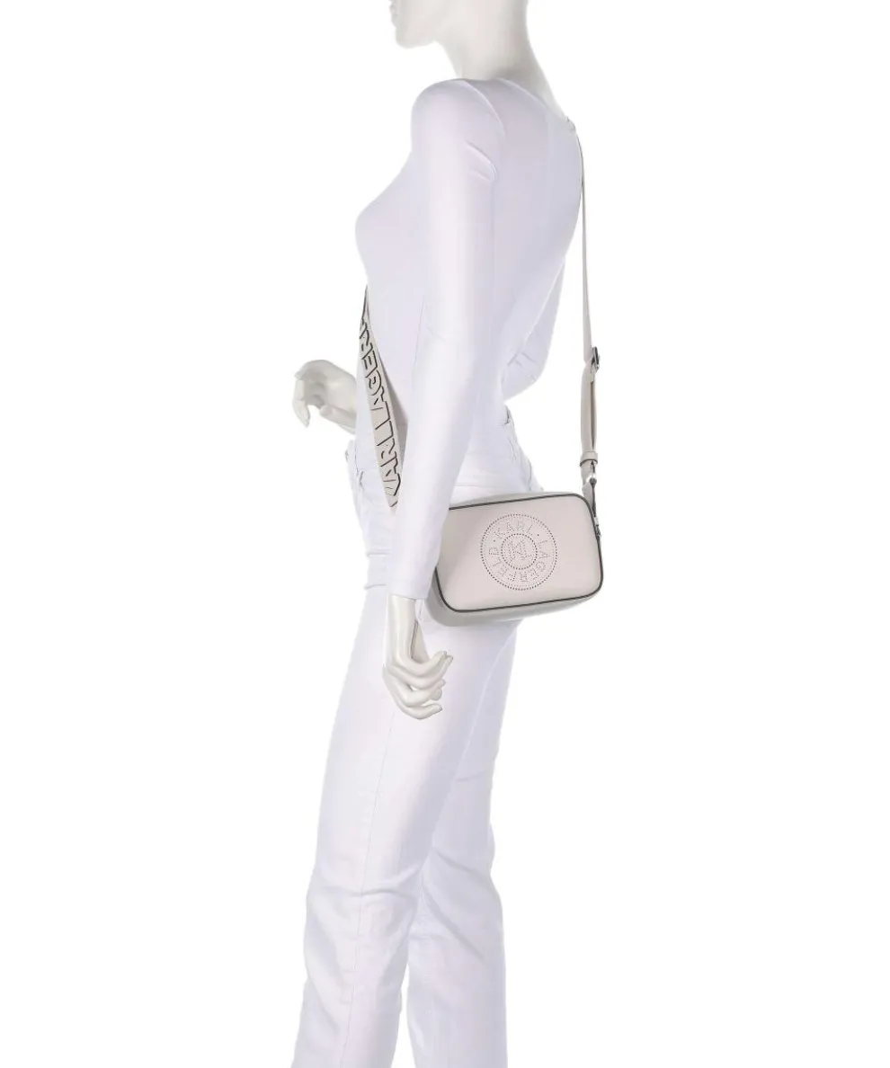 K/Circle Umhängetasche fein genarbtes Rindsleder elfenbein