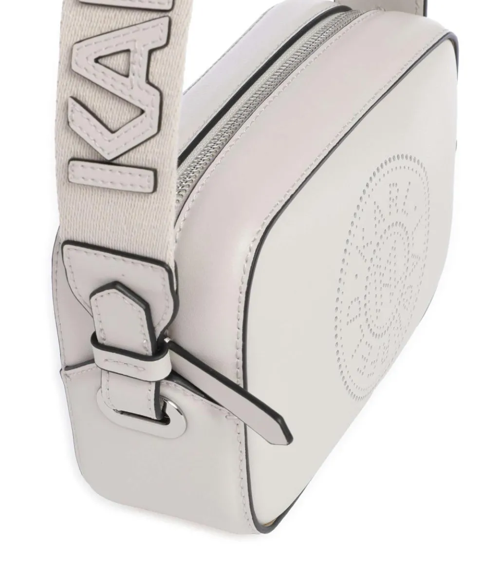 K/Circle Umhängetasche fein genarbtes Rindsleder elfenbein