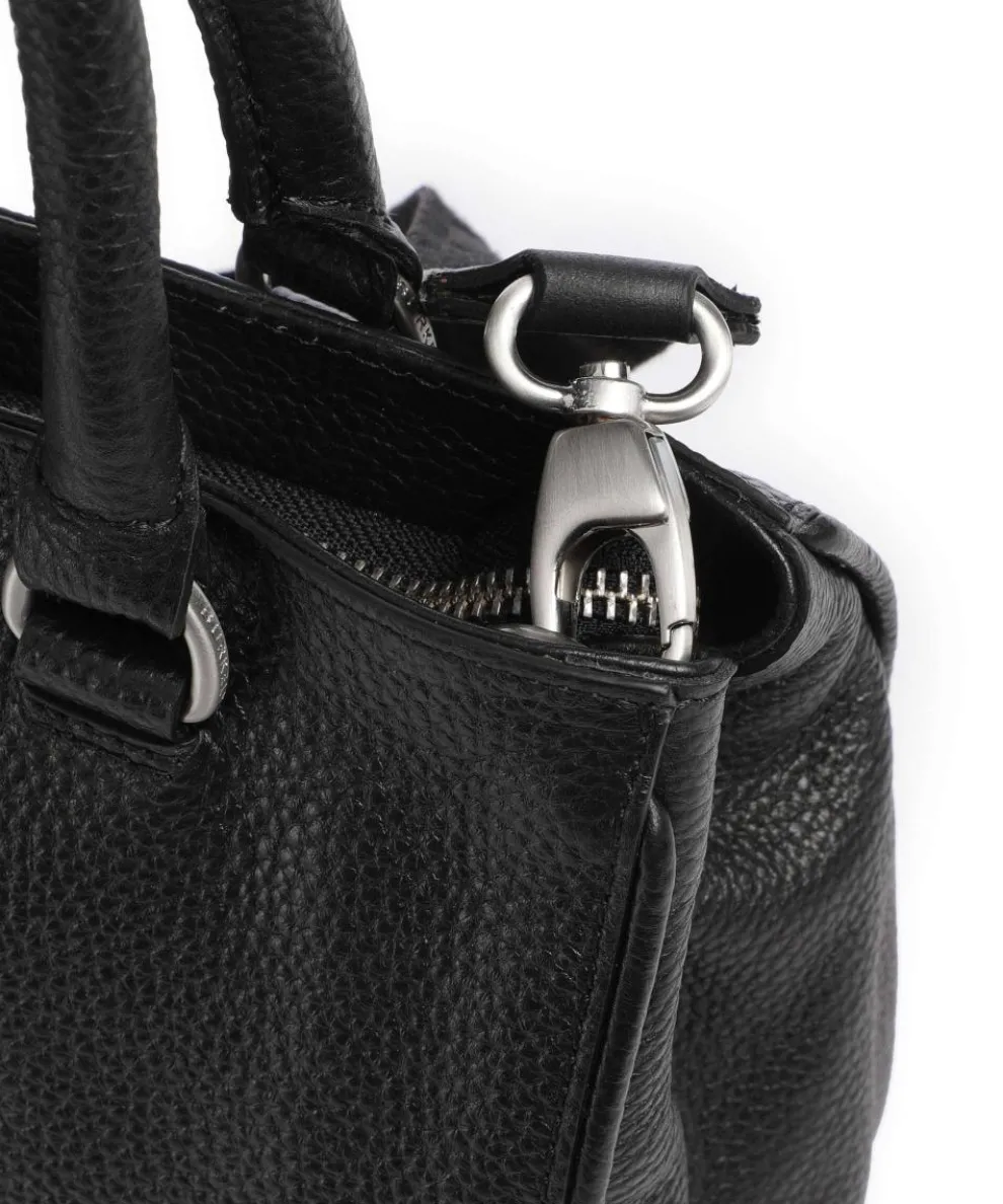 Always Ava Handtasche genarbtes Leder schwarz