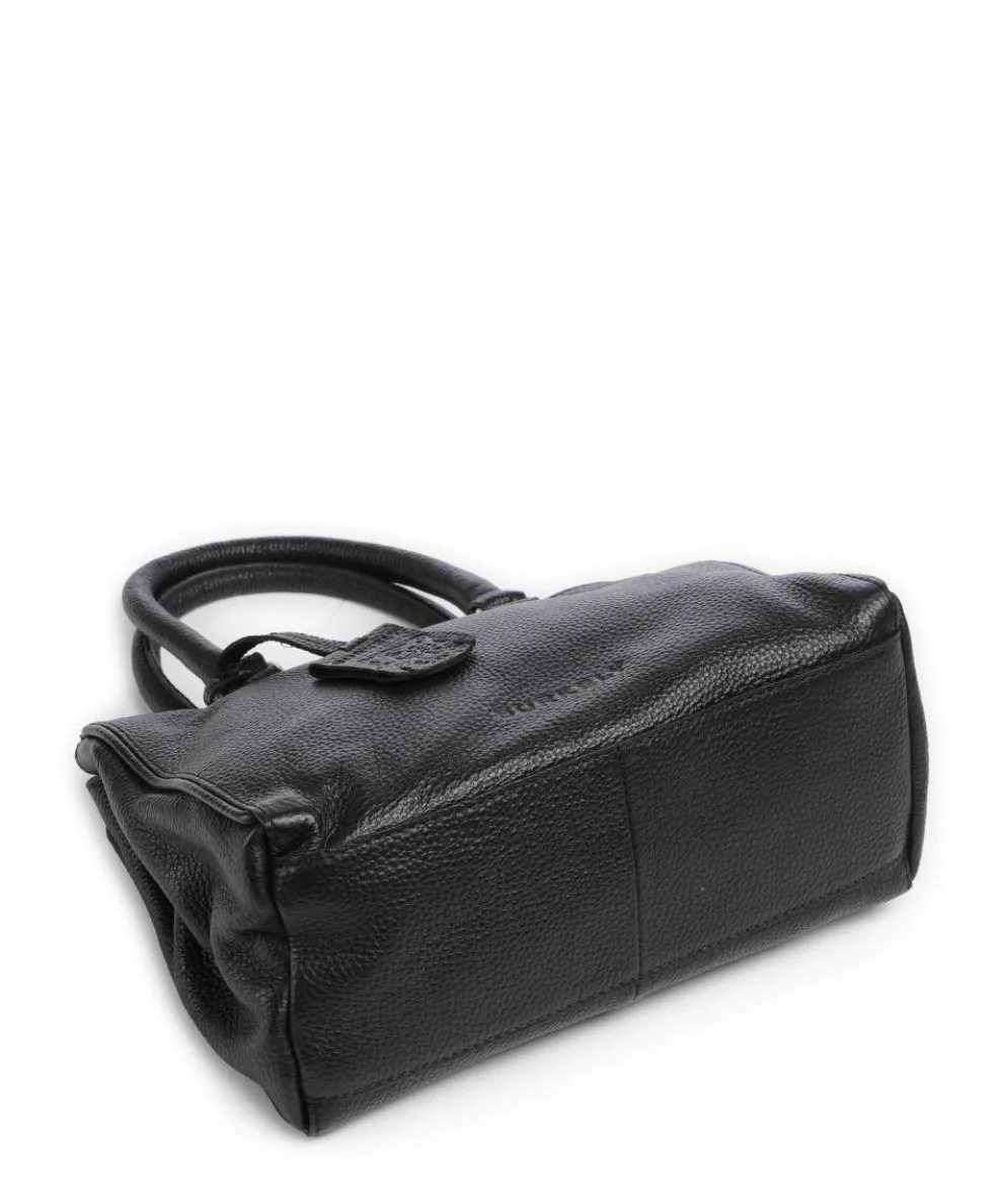 Always Ava Handtasche genarbtes Leder schwarz