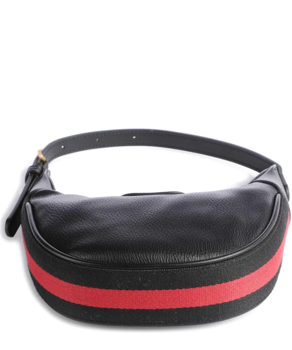 Anaba Schultertasche Lederimitat schwarz