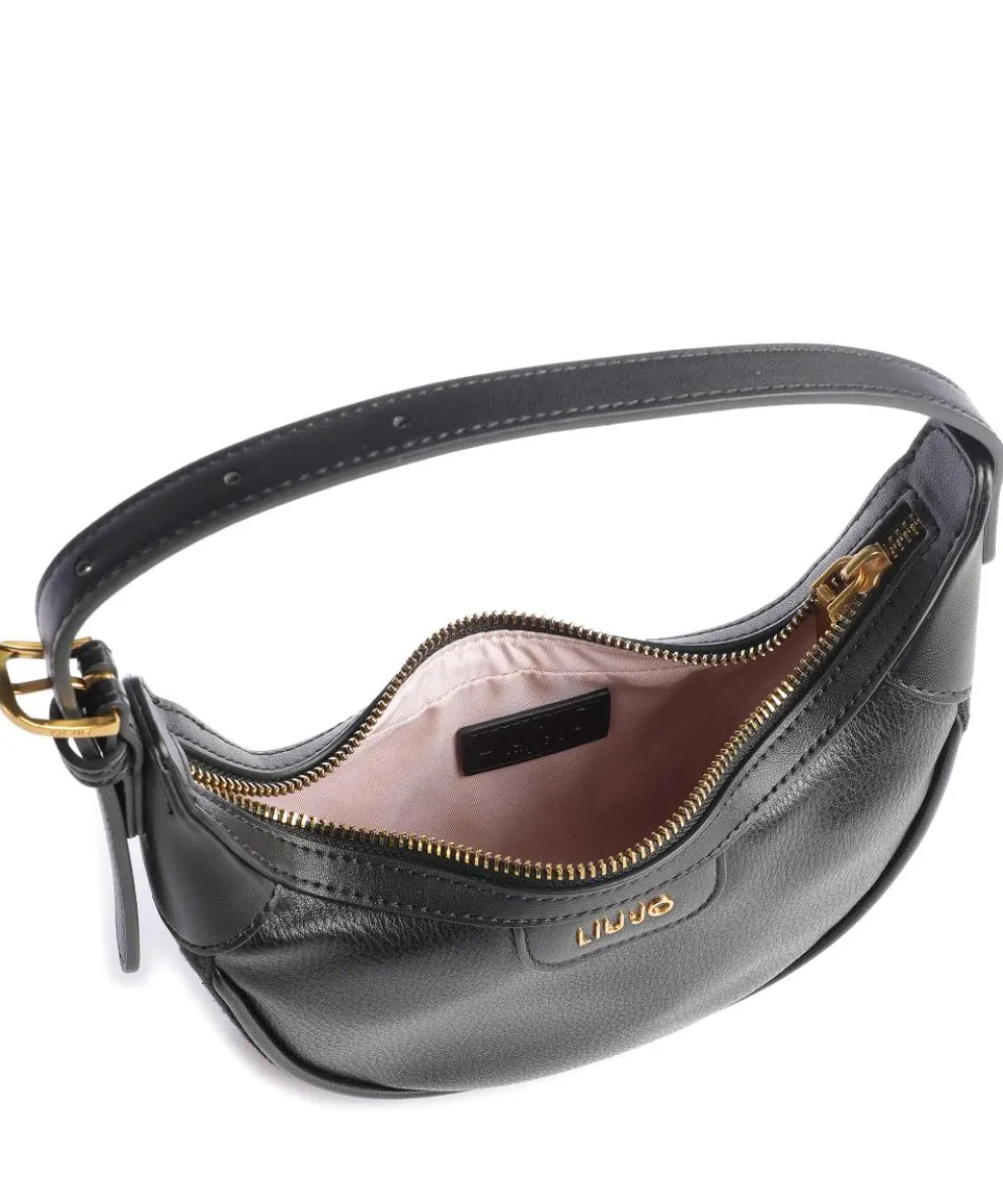 Anaba Schultertasche Lederimitat schwarz