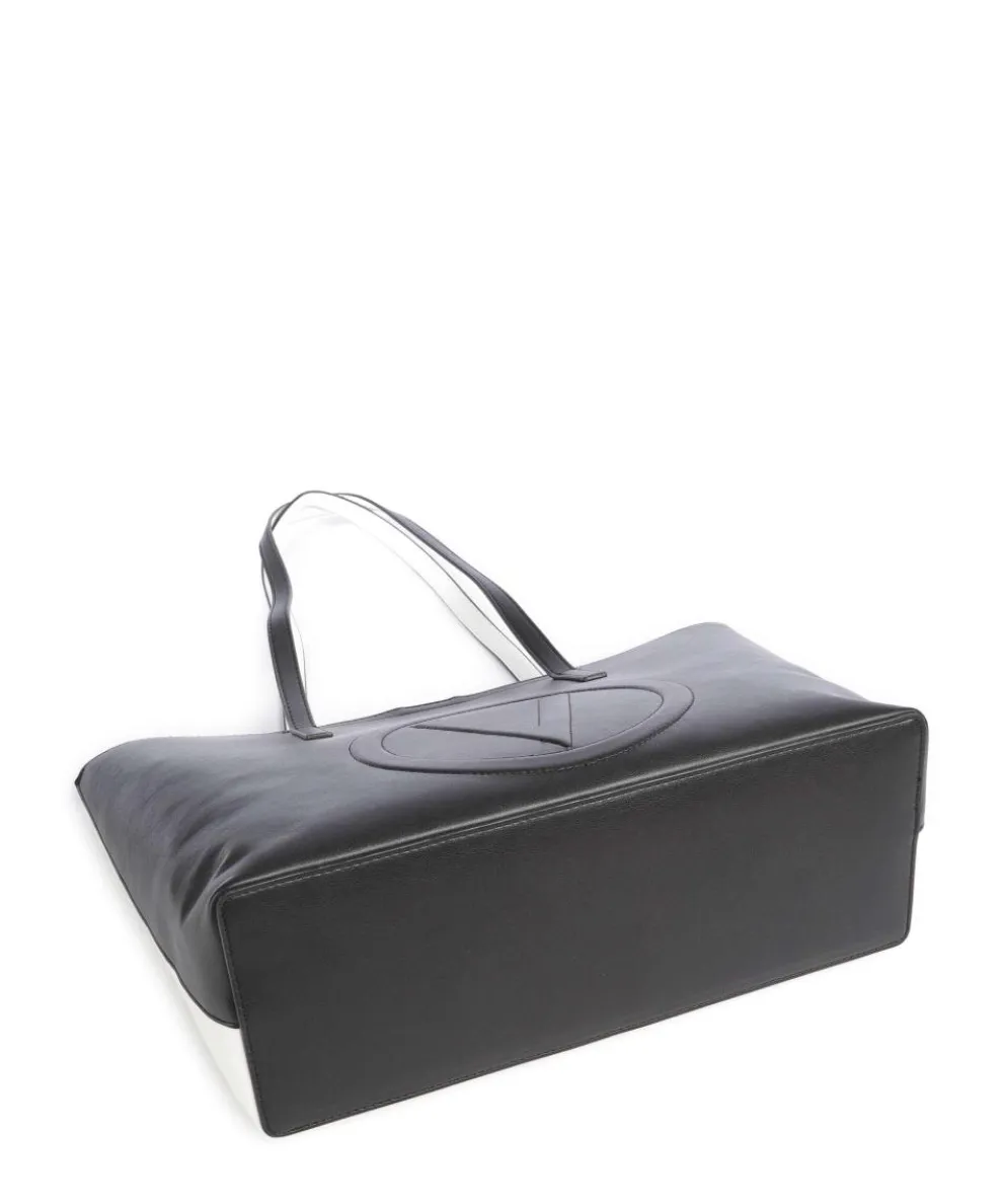 Selena Re Shopper Lederimitat schwarz/weiß