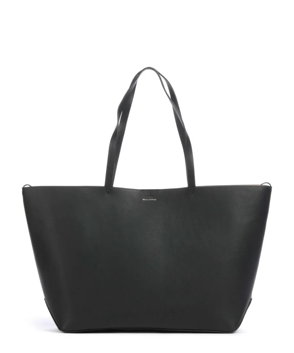 Pija Shopper fein genarbtes Rindsleder schwarz