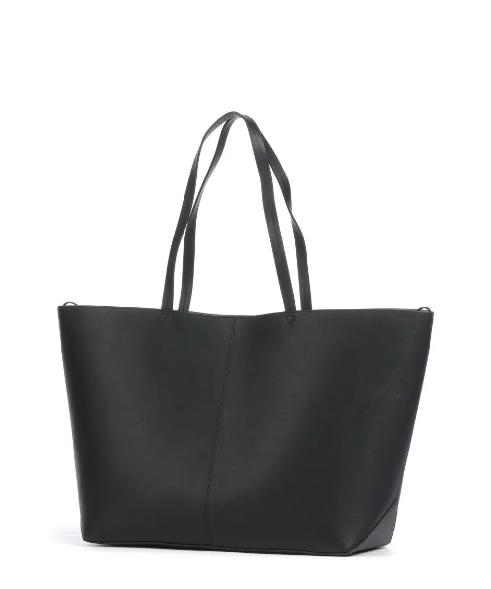 Pija Shopper fein genarbtes Rindsleder schwarz