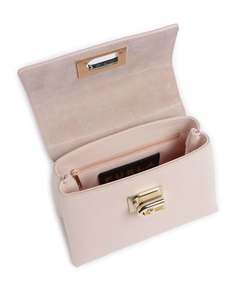 1927 Mini Handtasche genarbtes Leder altrosa