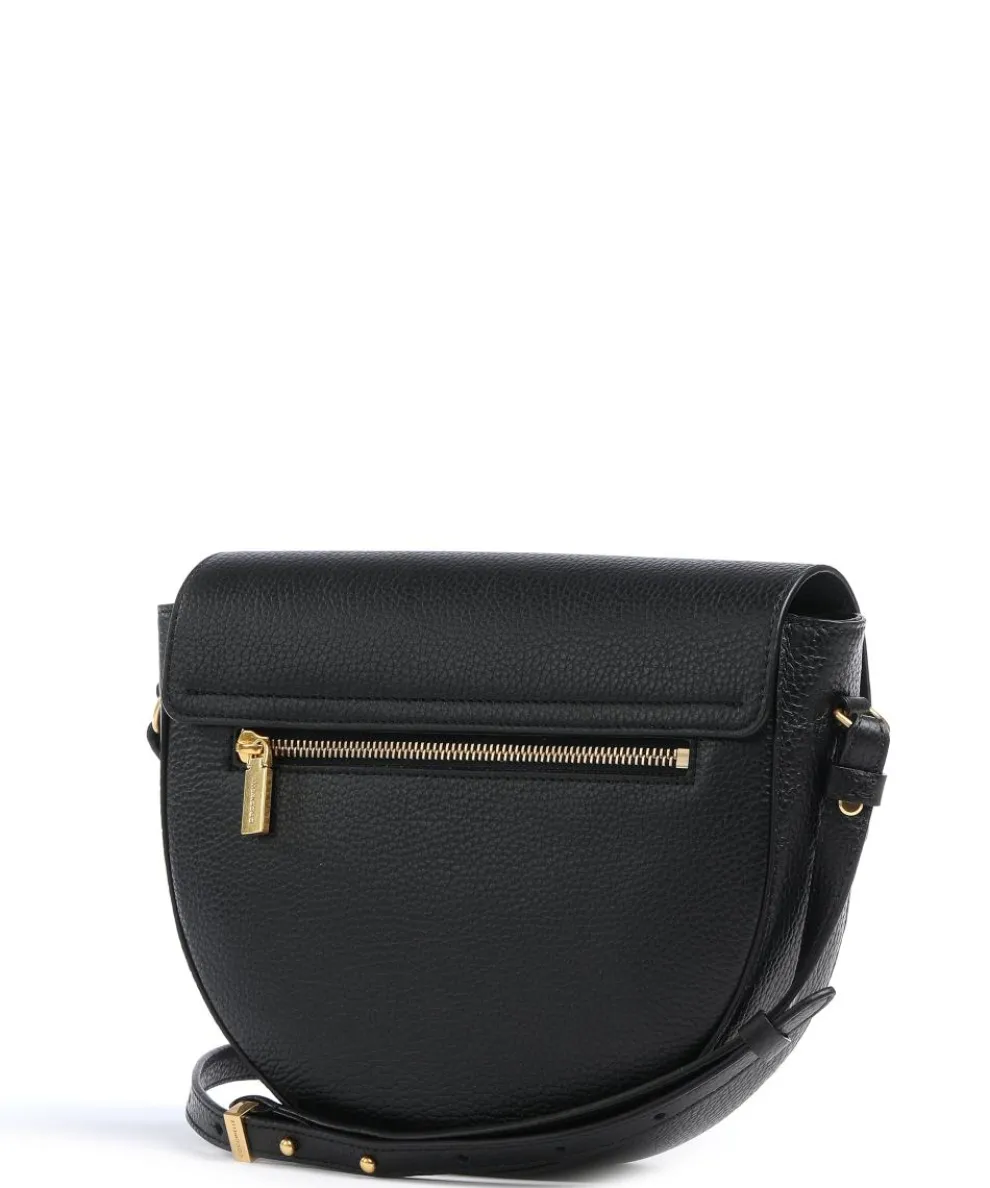 Beat Soft Umhängetasche genarbtes Leder schwarz