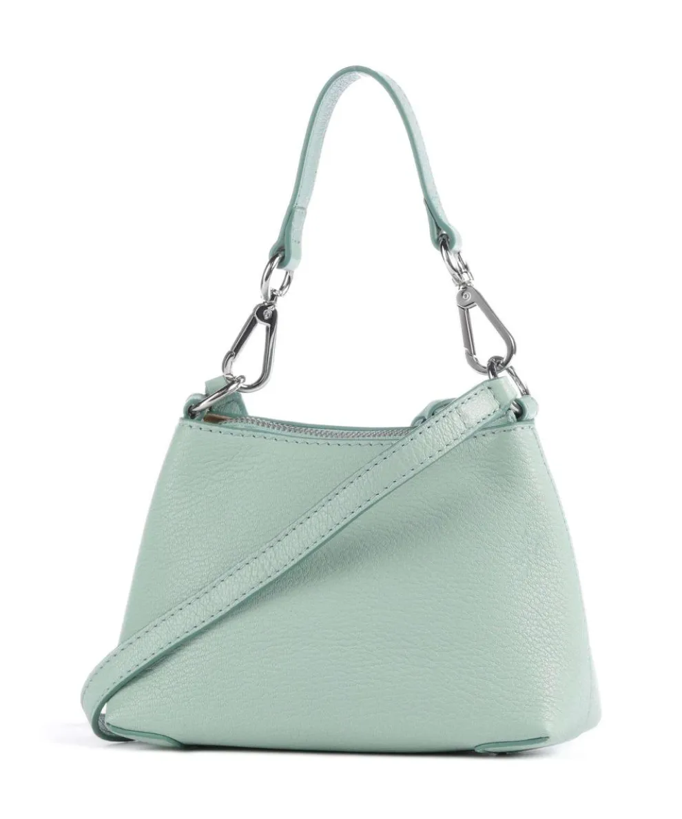 Joan Umhängetasche genarbtes Ziegenleder mintgrün