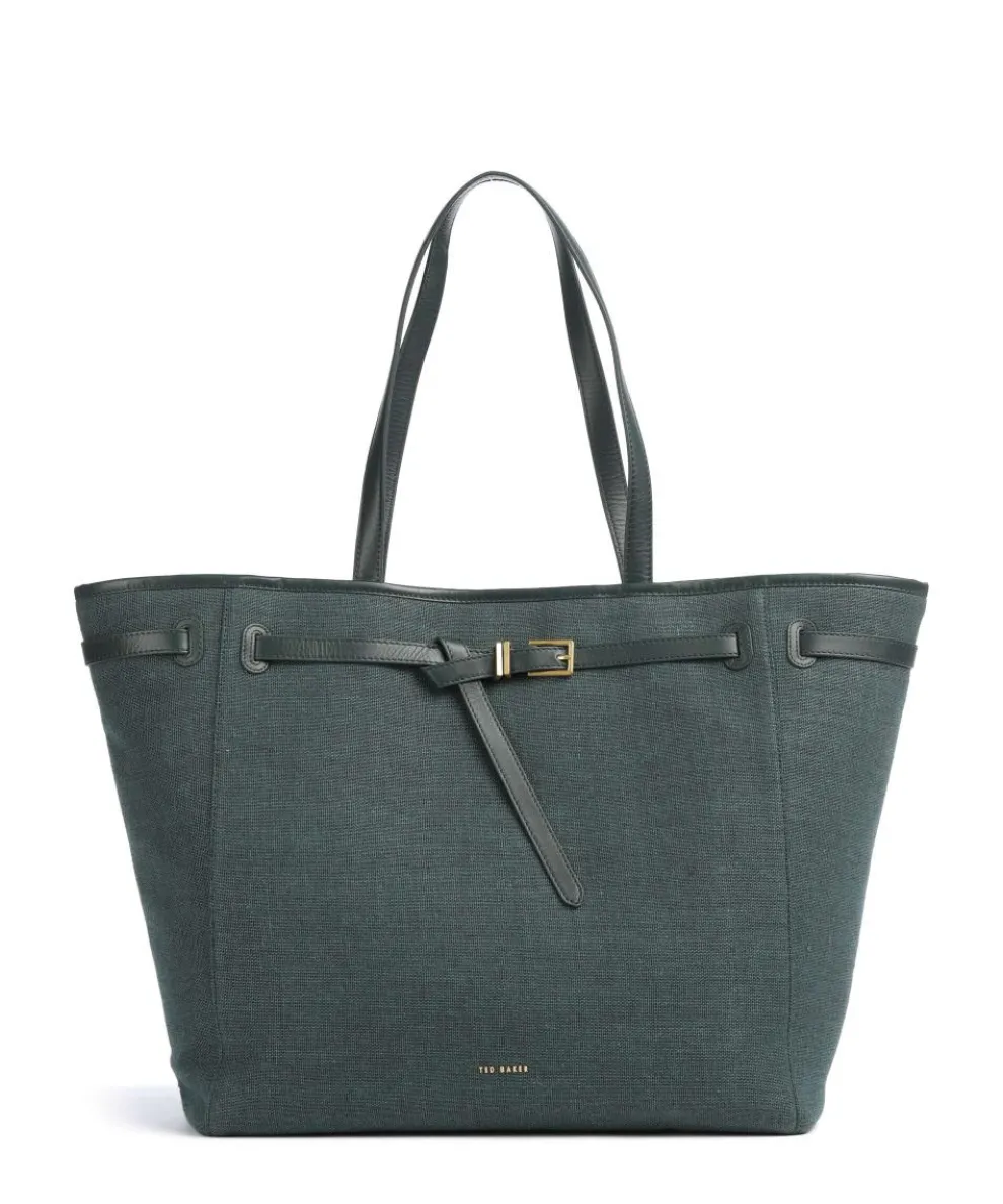 Verdee Shopper Baumwolle dunkelgrün