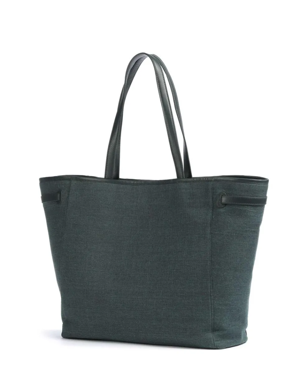 Verdee Shopper Baumwolle dunkelgrün