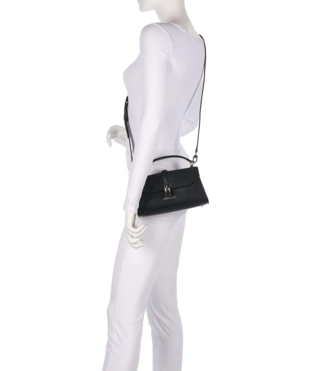 Queensland Handtasche Lederimitat schwarz