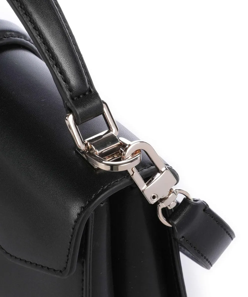 Queensland Handtasche Lederimitat schwarz