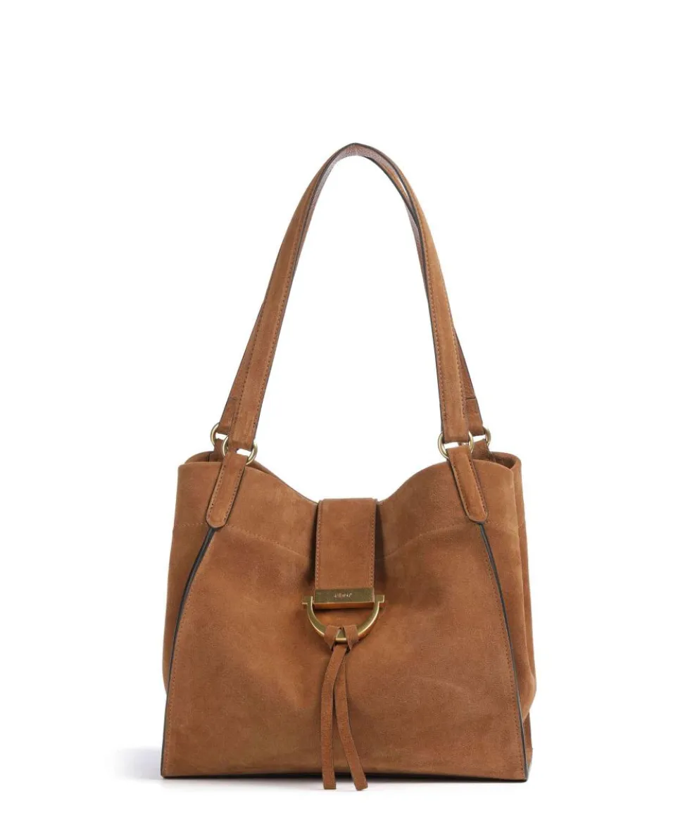 Suede Temi Shopper aufgerautes Leder braun