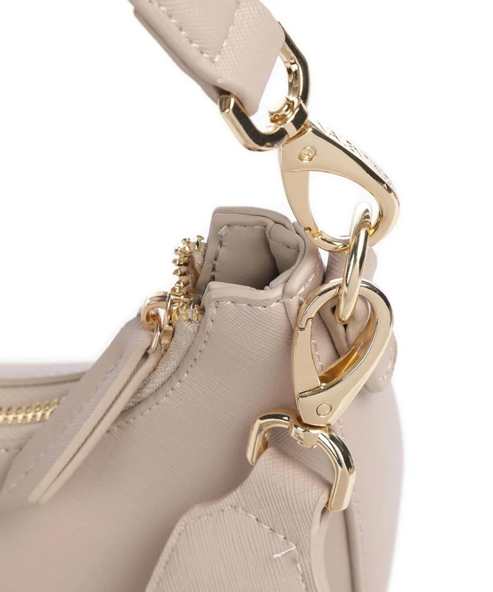 Zero Re Schultertasche Lederimitat beige