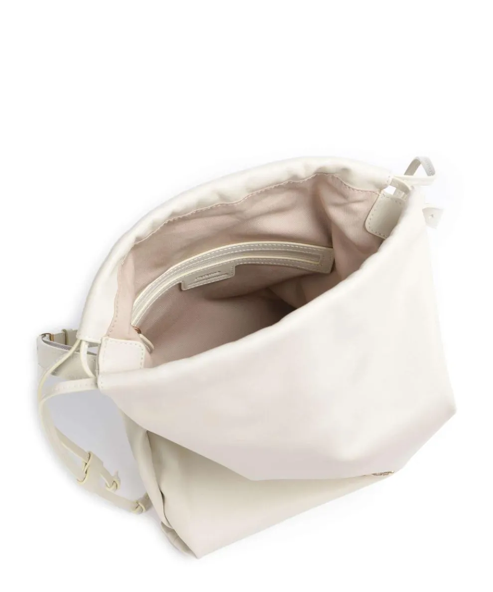 Classic Slouchy Bucket bag fein genarbtes Rindsleder creme