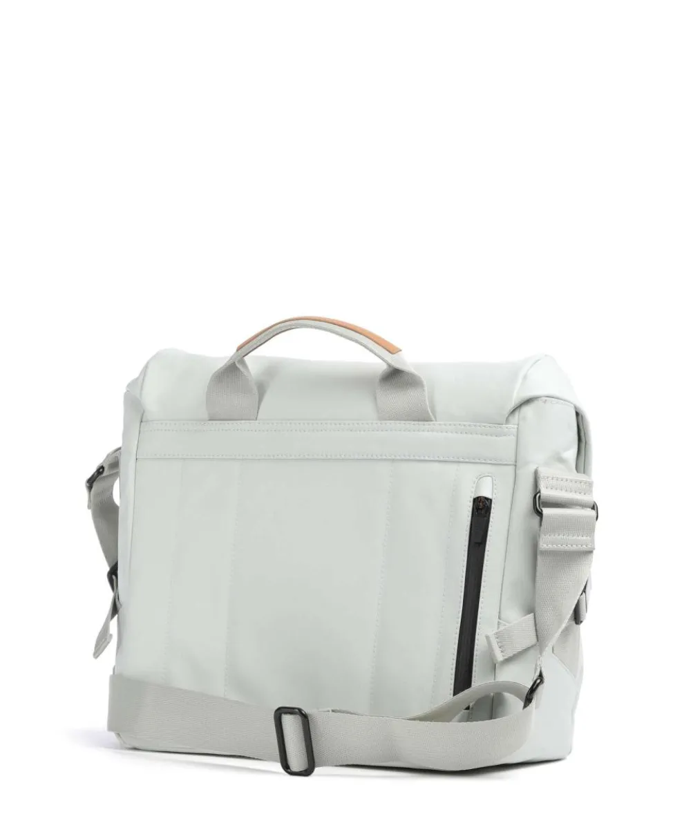 Japan RE Yamakuni RE Kuriertasche 13″ recyceltes Nylon hellgrau