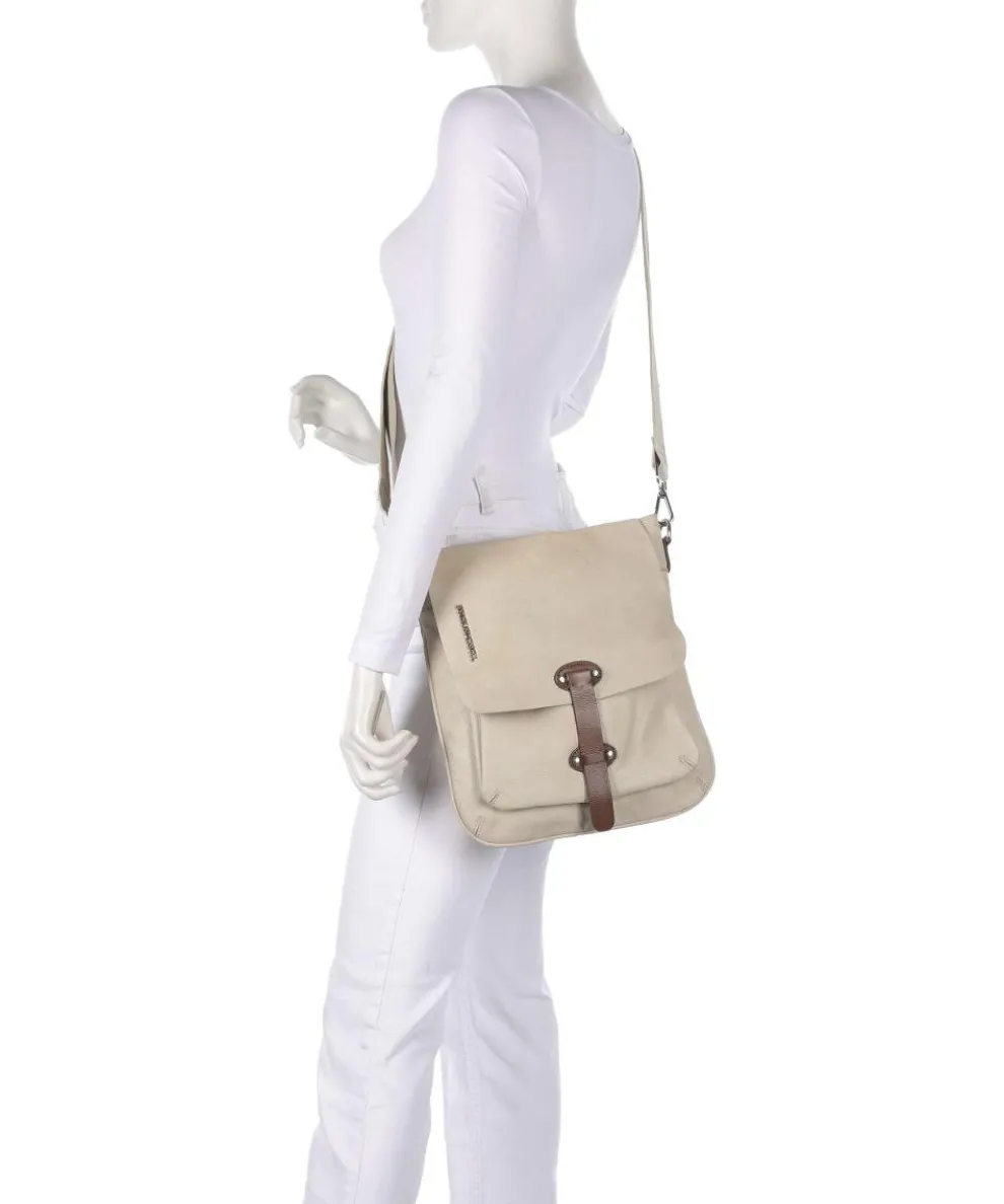 Salvatorianerplatz 2 Umhängetasche genarbtes Rindsleder beige