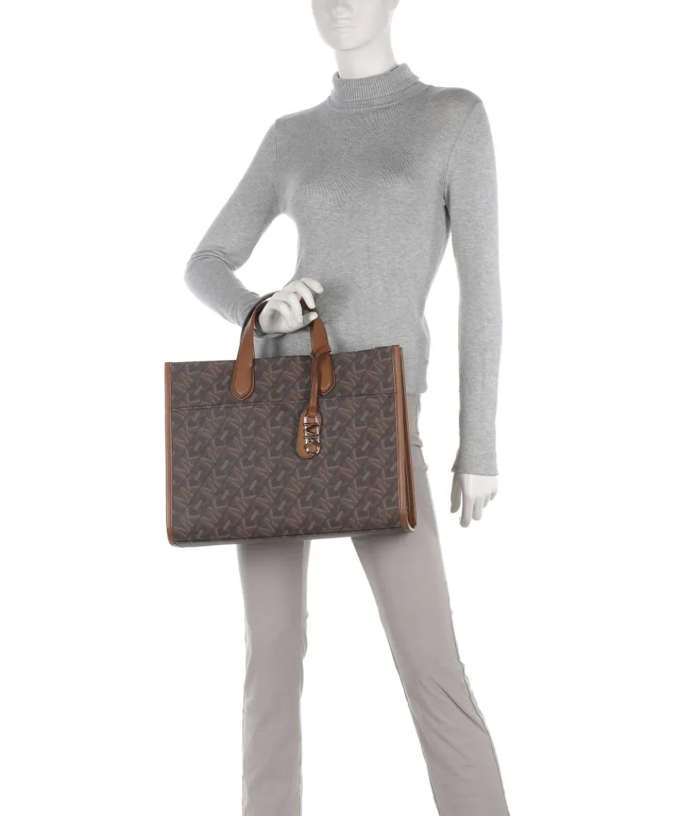 Gigi Handtasche Canvas dunkelbraun