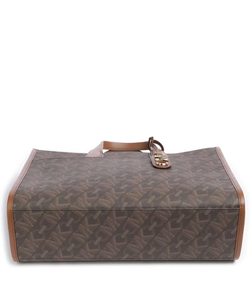 Gigi Handtasche Canvas dunkelbraun