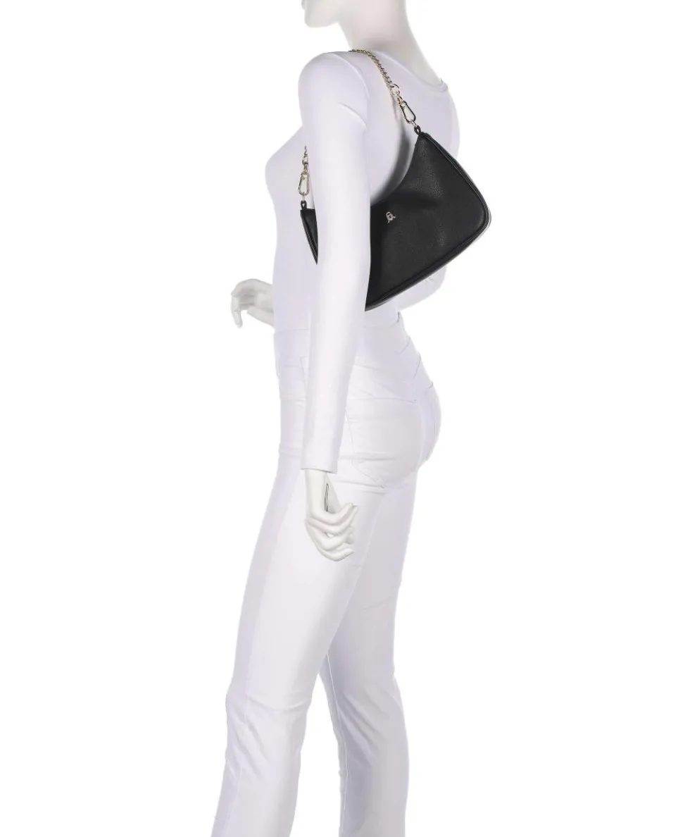 BHABIT Schultertasche Lederimitat schwarz