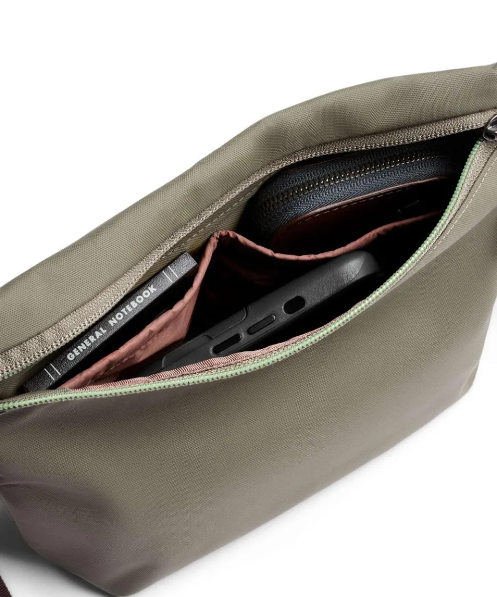 Laneway 3.5L Umhängetasche recyceltes Nylon olivgrün