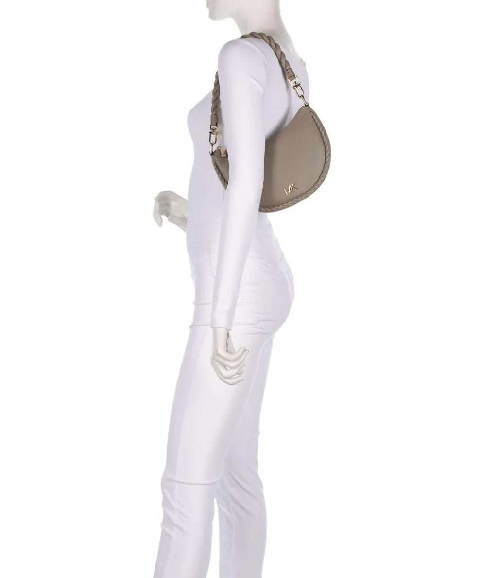 Kyla Small Schultertasche fein genarbtes Rindsleder taupe