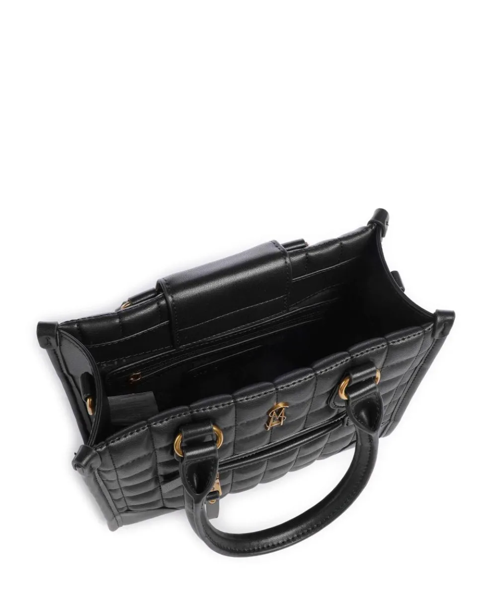 BMASSI Handtasche Lederimitat schwarz