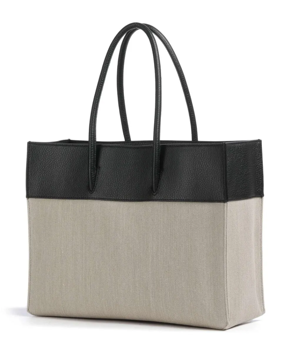 Myrtha Shopper Canvas natur/schwarz