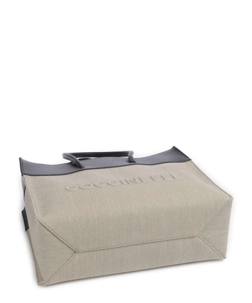 Myrtha Shopper Canvas natur/schwarz