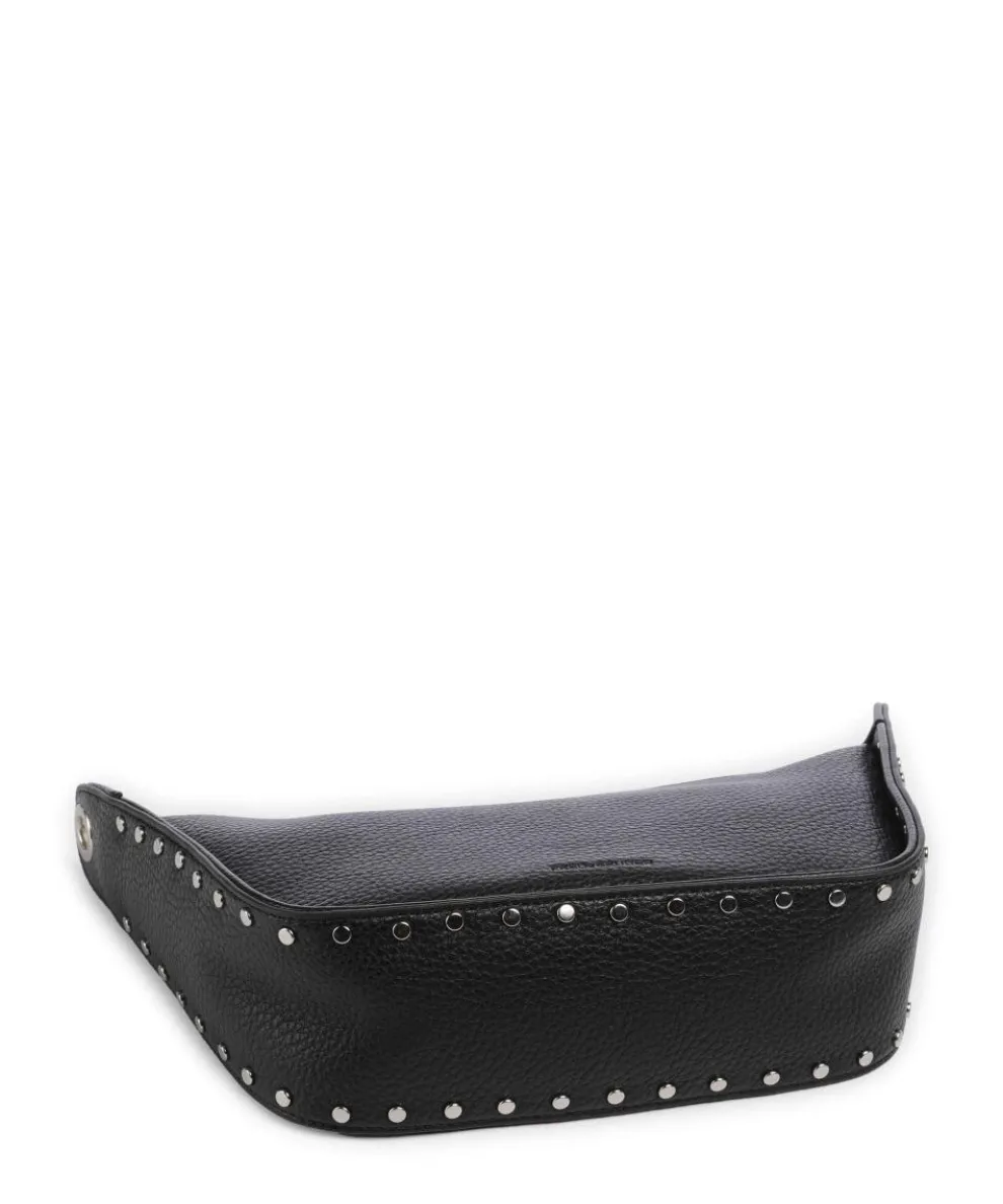 Feel Wild Umhängetasche genarbtes Leder schwarz