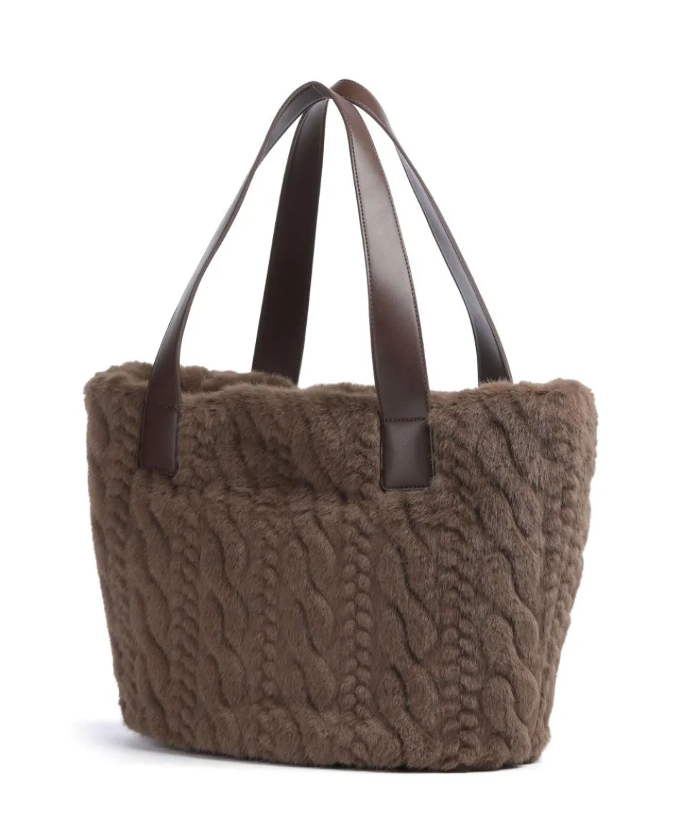 Verry L Shopper Kunstfell tabak