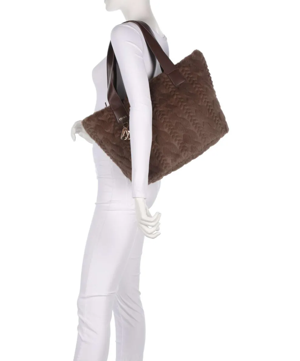 Verry L Shopper Kunstfell tabak