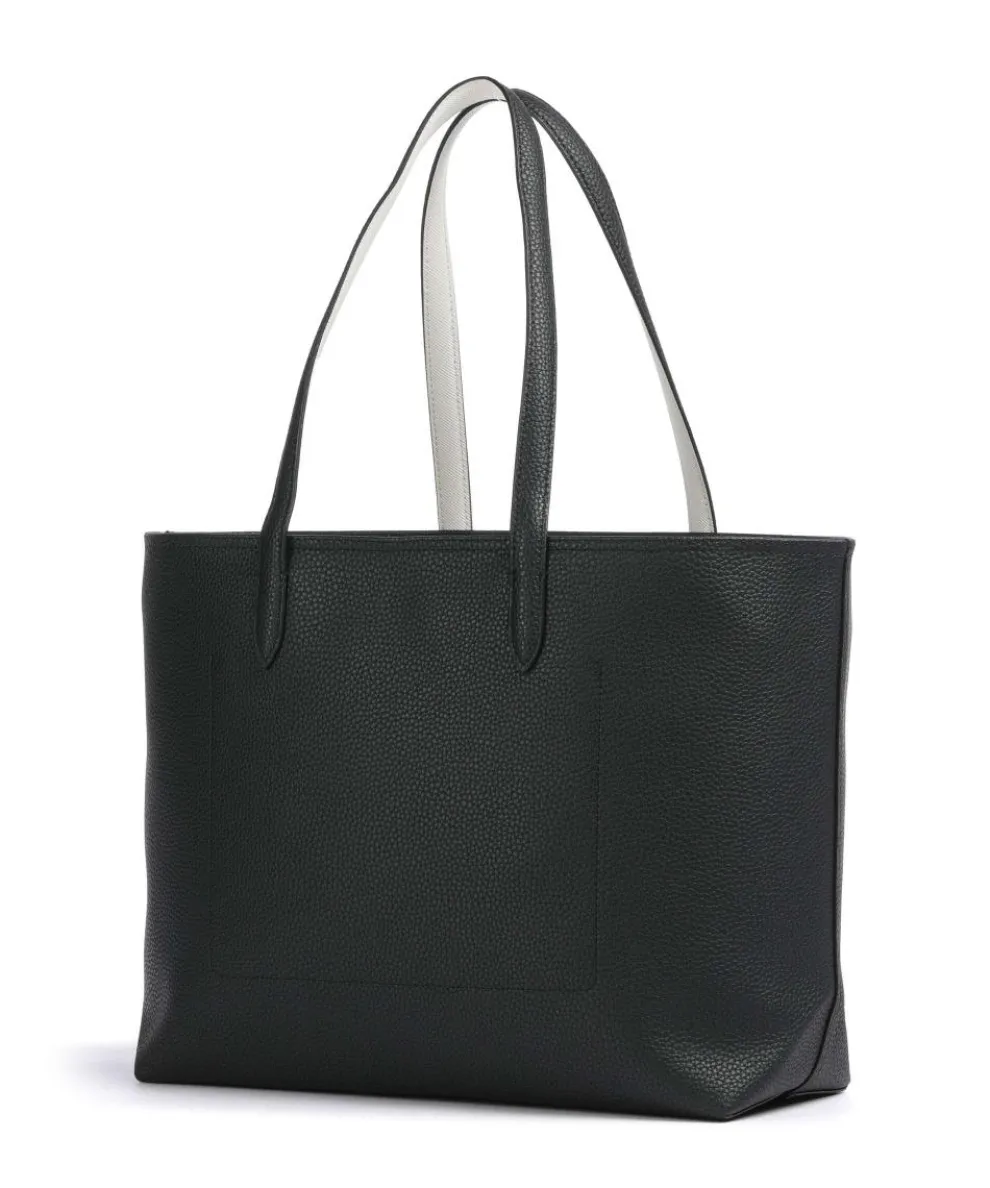 Anna Shopper Lederimitat schwarz