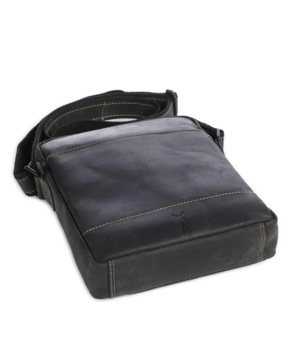 Baltimore 2 Umhängetasche Leder anthrazit