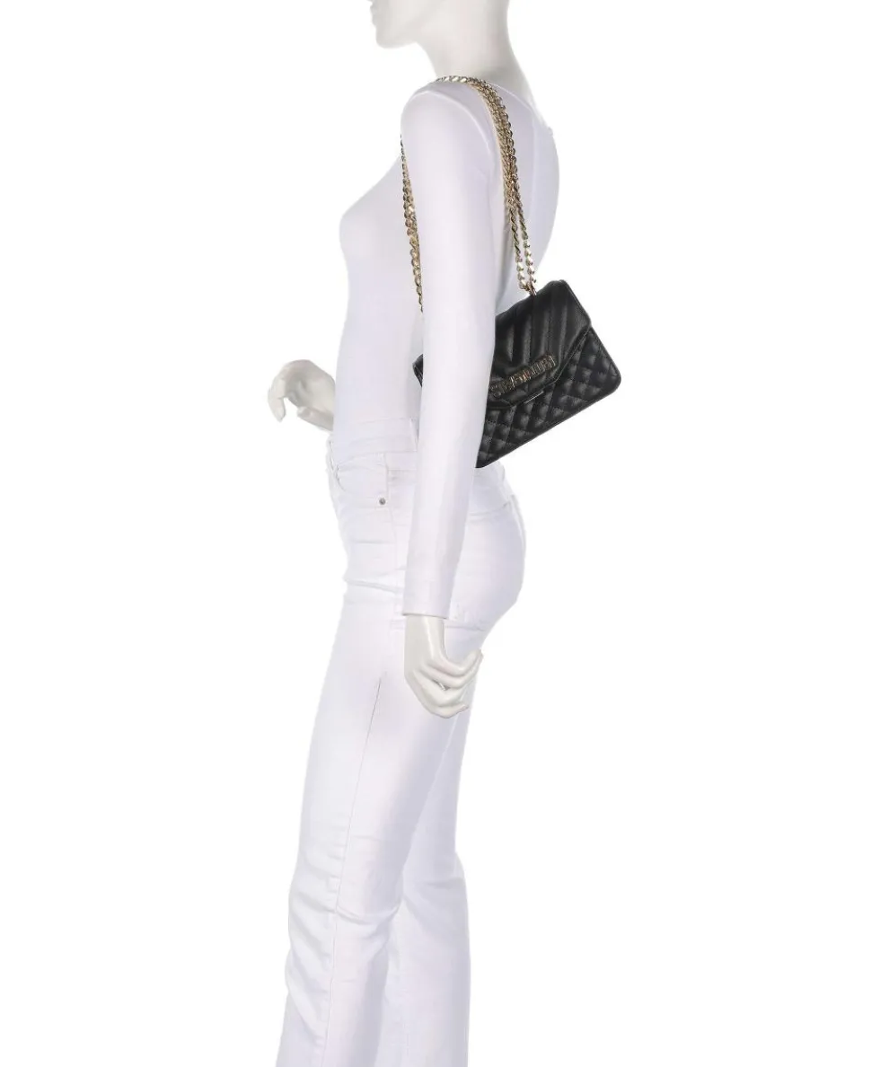 BSTAKE Schultertasche Lederimitat schwarz