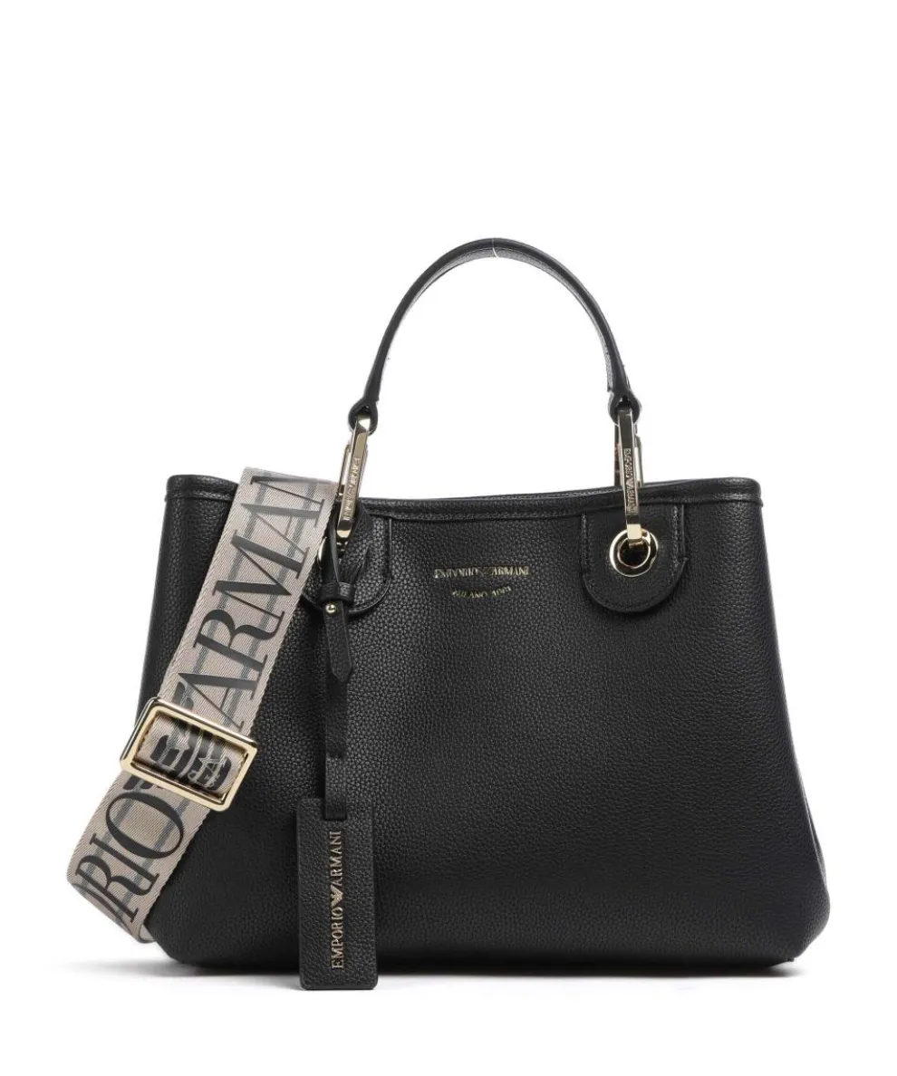 My EA Handtasche Lederimitat schwarz