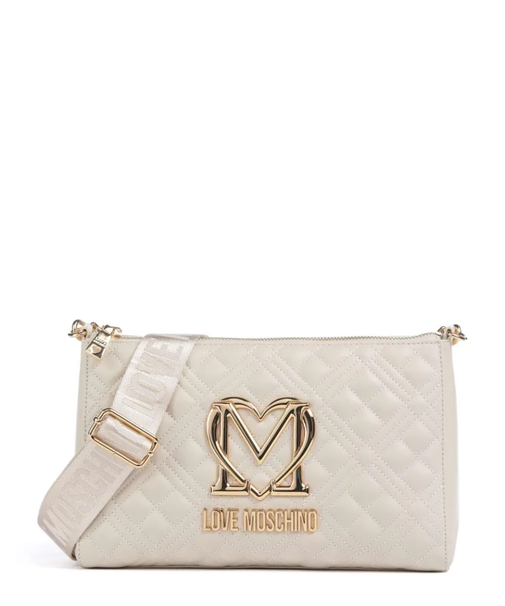 Allure Umhängetasche Nappaleder, Polyurethane elfenbein