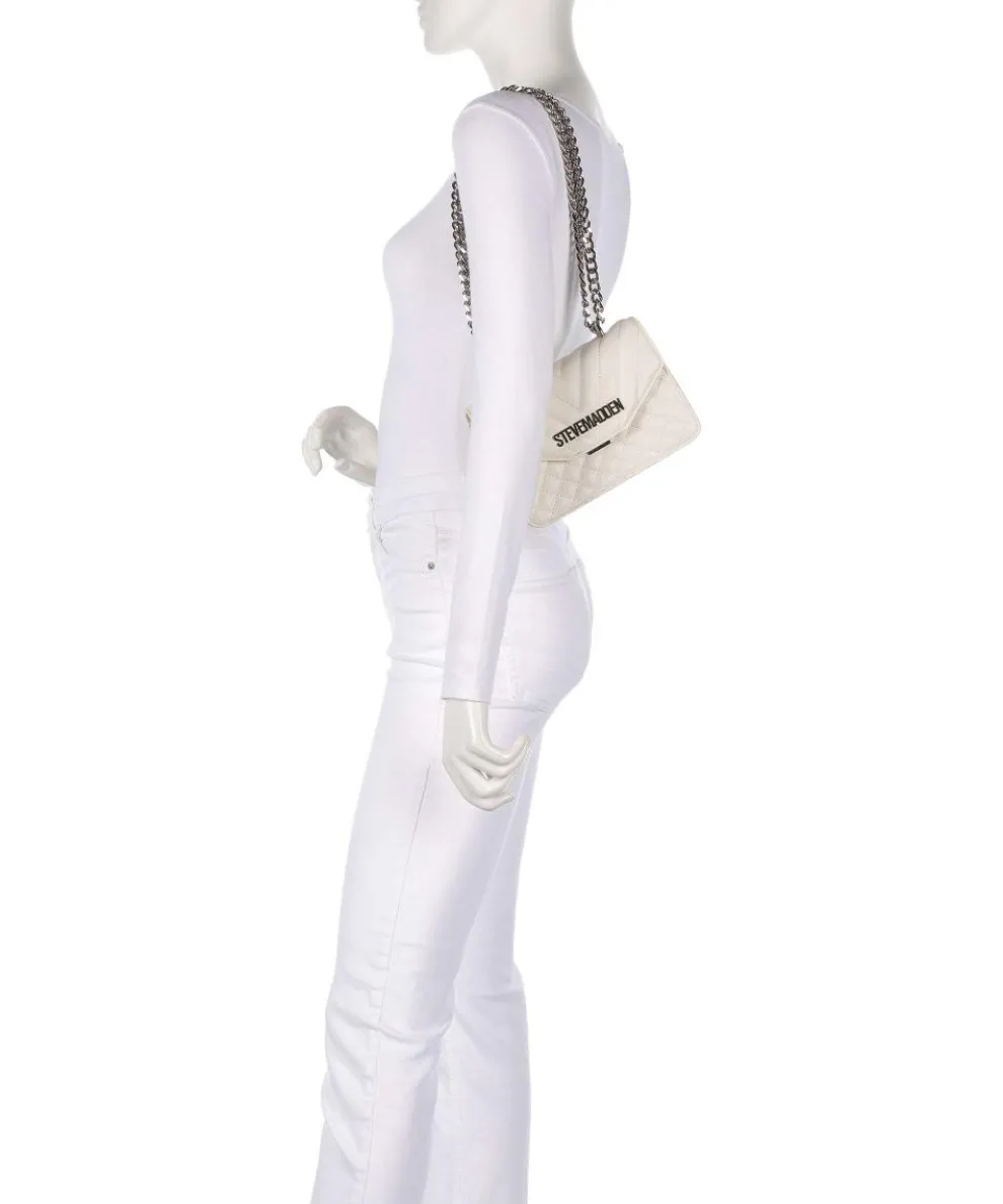 BSTAKE Schultertasche Lederimitat elfenbein